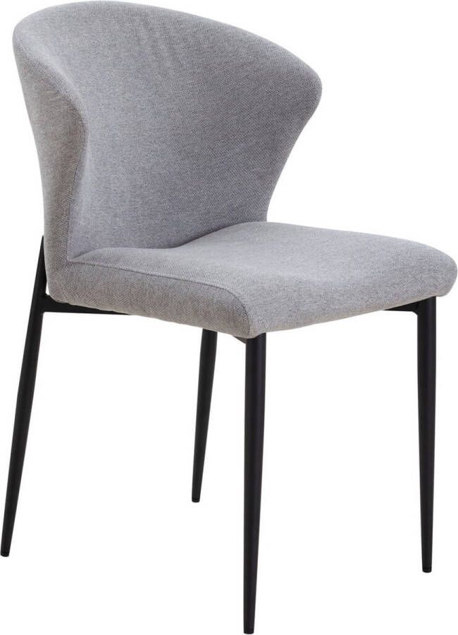 Armstoel Sjoerd Grijs Set van 2 Sjoerd Grijs Stof Set van 2 Zithoogte 47.5 cm Zitdiepte 43 cm