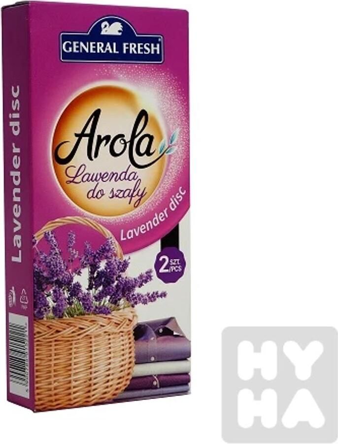 Arola Luchtverfrisser Lavendel – 2 Stuks – General Fresh – Geurblok Arola geurblokje lavendel General Fresh luchtverfrisser toilet lavendel Geurverfrisser lavendel geur huis Geurblok lavendel kast