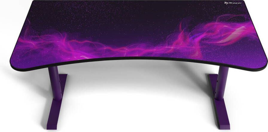 Arozzi Arena Gaming Desk Deep Purple Galaxy