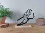 Vogel ornament op voet kunststof hout Ashtonville 17 5 cm x 19 2 cm ornament op standaard binnen staand cadeau vriendin vriend verjaardag vrouw Pine Wood PLA- bureau decoratie kast decoratie tafel decoratie - Thumbnail 3