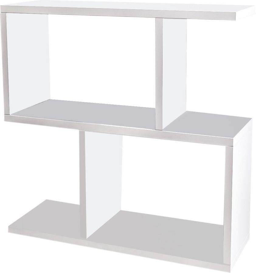 Asir Bijzettafel Wit 60 x 60 x 20 cm 100% gemelamineerd spaanplaat - Foto 2