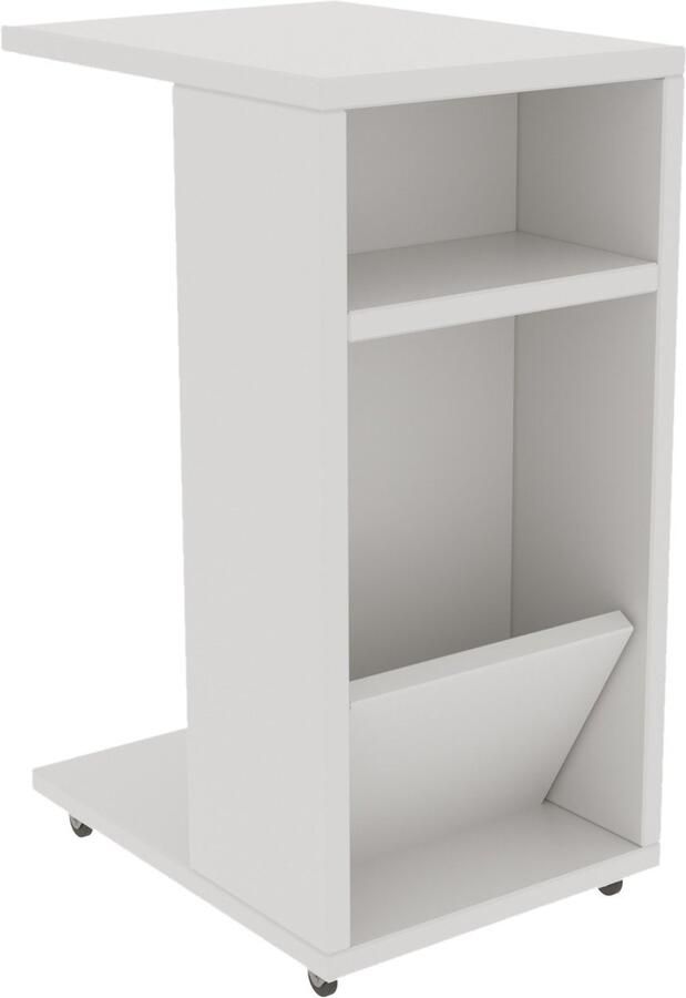 Asir Bijzettafel Wit 30 x 40 x 63 cm - Foto 2