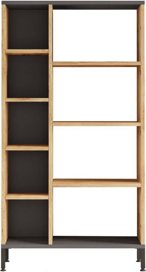 Asir Boekenplank. 100% GEMELAMINEERDE SPAANPLAAT. Dikte: 18 mm. Breedte: 72 cm Hoogte: 133 6 cm Diepte: 25 5 cm - Foto 2