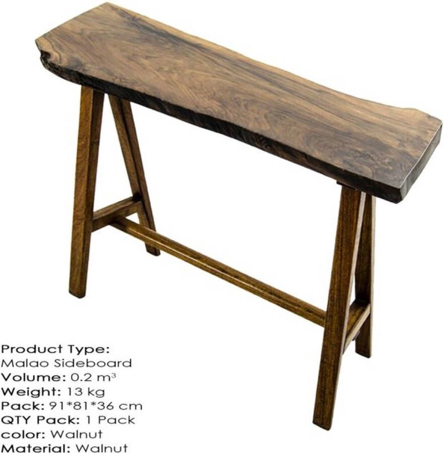 Asir dressoir. 100% WALNOOT. Dikte: 5 cm. Vlakke lak. Handgemaakt. Breedte: 89 cm Hoogte: 79 cm Diepte: 34 cm