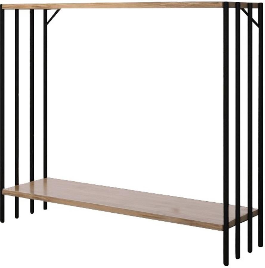 CaliCosy Console decor pin atlantique et noir L90 cm Verona