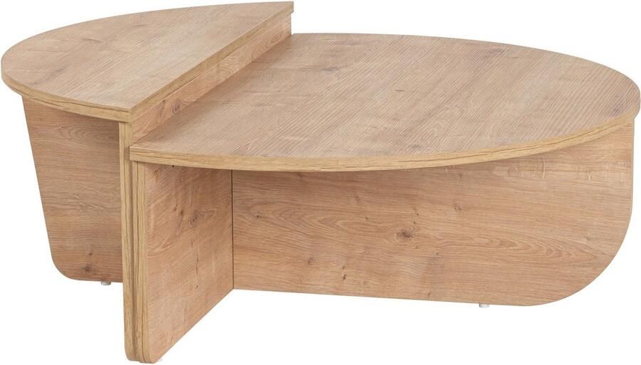 Asir Koffietafel Eik 90 x 90 x 35 cm