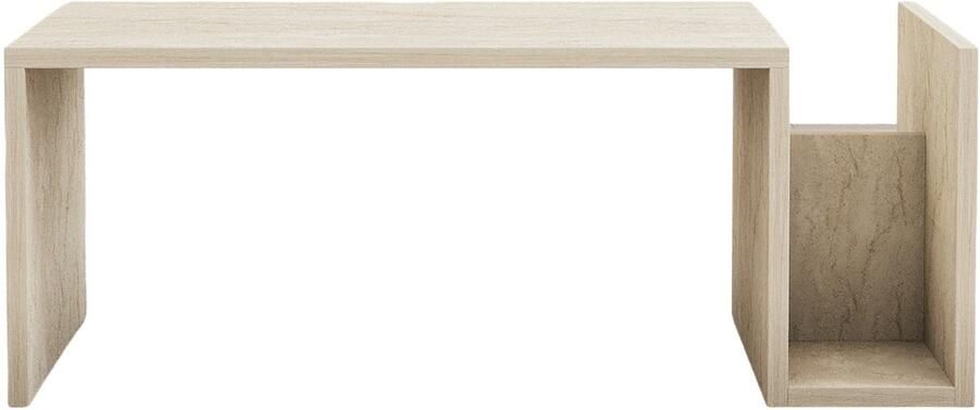 CALICOSY Salontafel MEMO B86 8 cm Travertijneffect