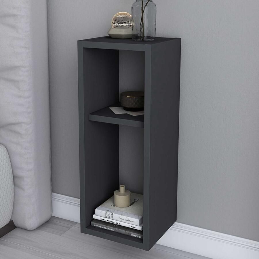 Asir Nachtkastje Antraciet 23 2 x 22 x 59 6 cm