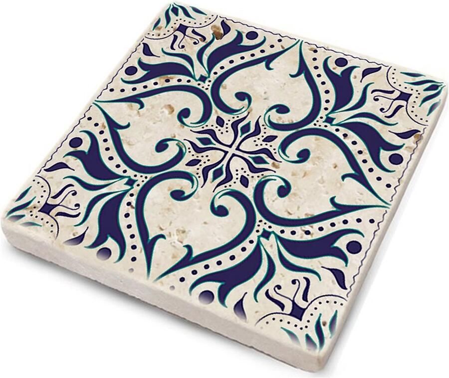 Asir Onderzetter Veelkleurig 10 x 10 x 1 cm