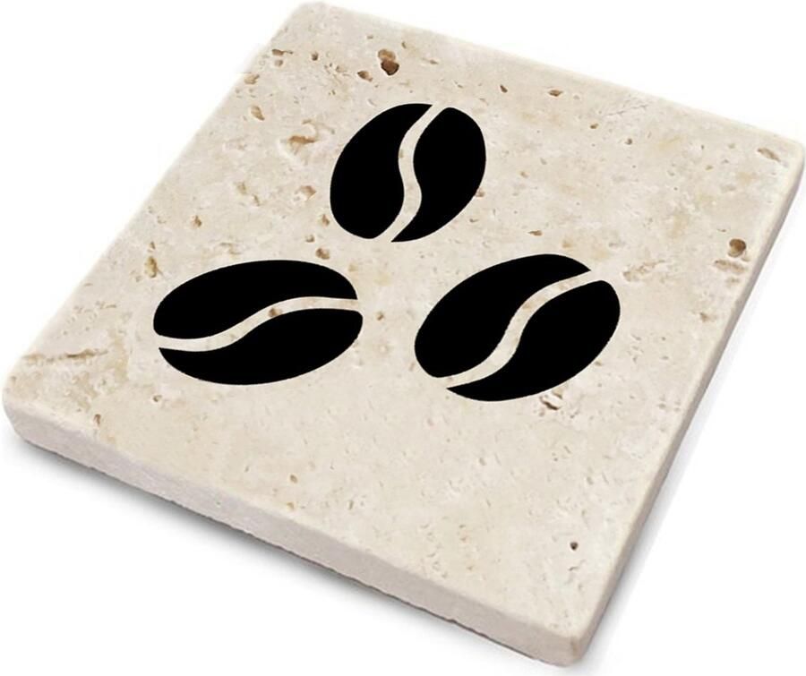 Asir Onderzetter Veelkleurig 10 x 10 x 1 cm Set van 4