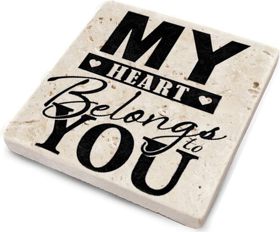 Asir Onderzetter Veelkleurig 10 x 10 x 1 cm Set van 4