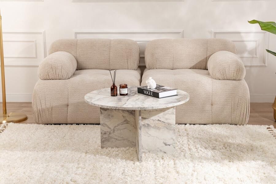 Skye Decor Asir Koffietafel Freesia-marmer 80 x 80 x 45 cm