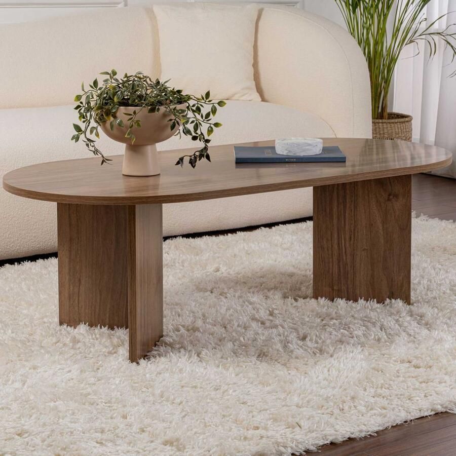 Skye Decor Asir Salontafel Walnoot 119 x 60 x 40 cm (L x B x H)