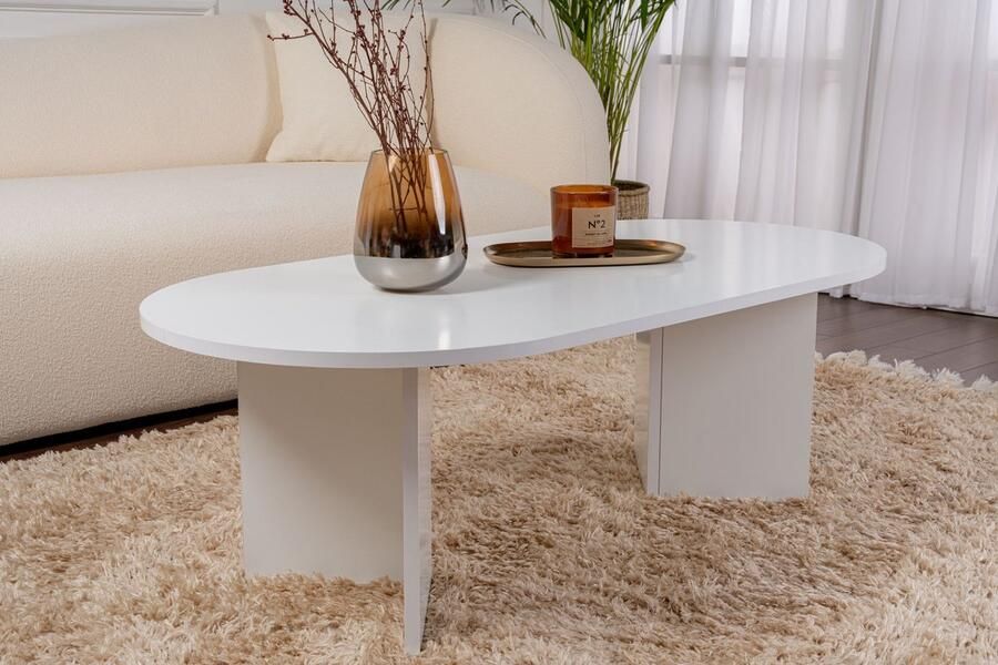 Skye Decor Asir Salontafel Wit 119 x 60 x 40 cm (L x B x H) - Foto 2