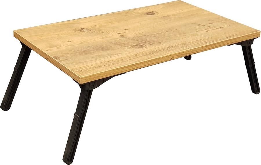 Emob Laptoptafel Vella 35 x 60 x 24 5 cm Atlantic Pine Black