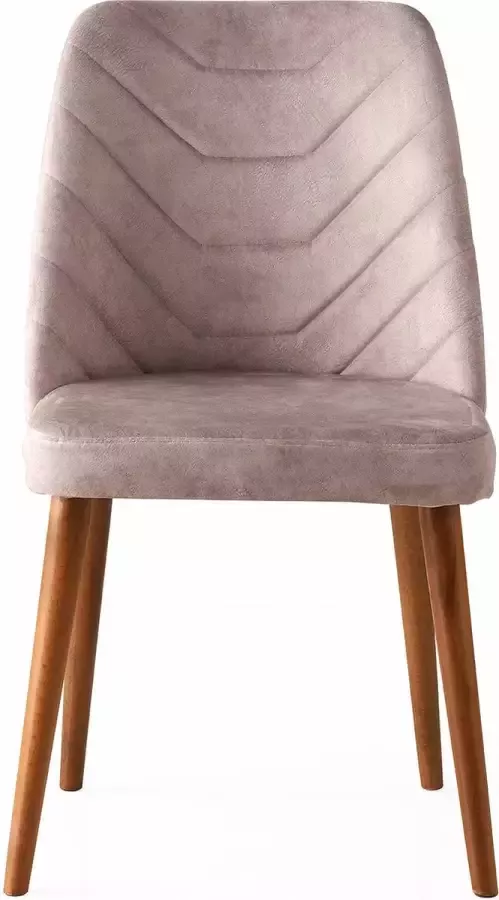 Asir Stoelenset (4 Stuks) Wit. Montuur: 100% METAAL. Zitting: FLUWELEN STOF. Haagbeuk houten poten. Breedte: 50 cm Hoogte: 90 cm Diepte: 49 cm (4 stuks). Zithoogte: 40 5 cm. Draagvermogen: 160 kg