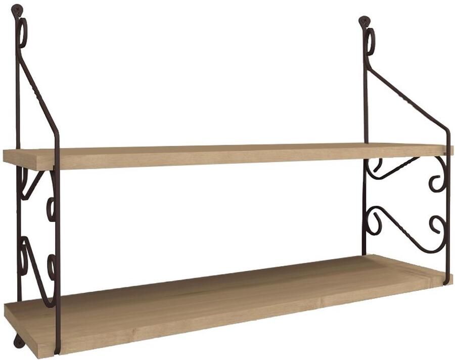 Asir Wandplank Eik 72 x 20 x 51 cm