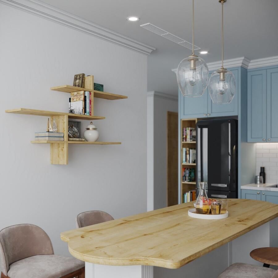 Emob Woody Fashion Wandplank 18mm Dik 123cm Breedte Eik