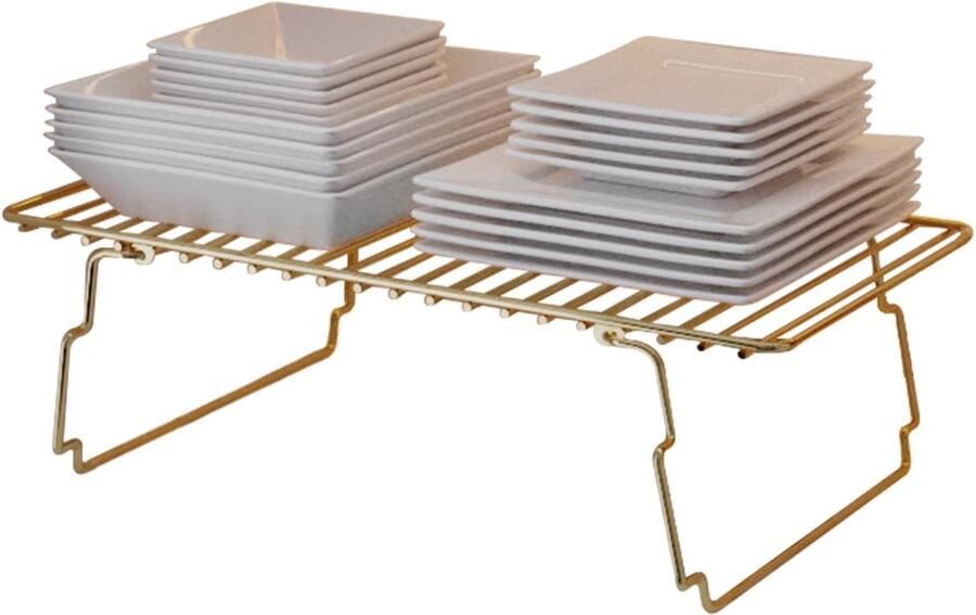 Asir Wandplank Goud 15 x 42 x 19 cm