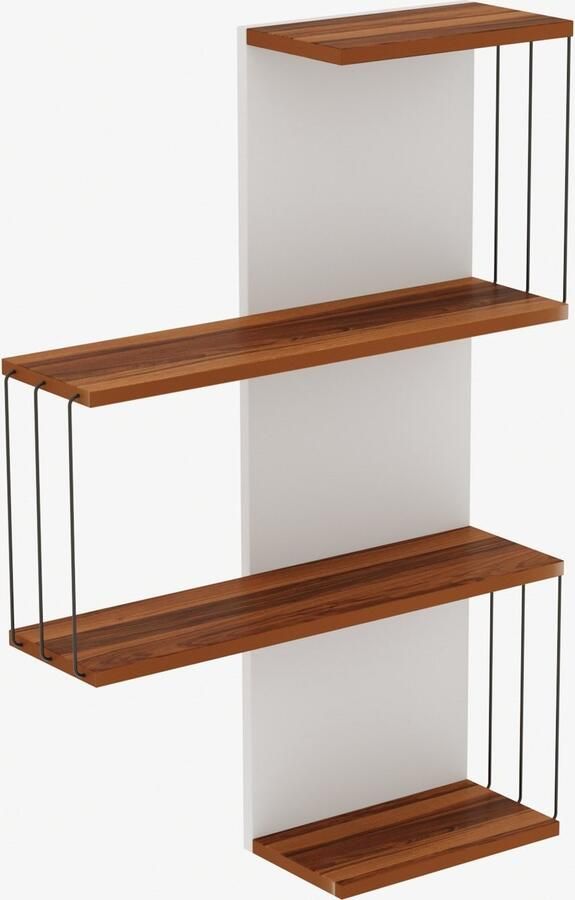 Emob Wandplank 100% Melamine Gecoat 64x96x19cm Dennenwit