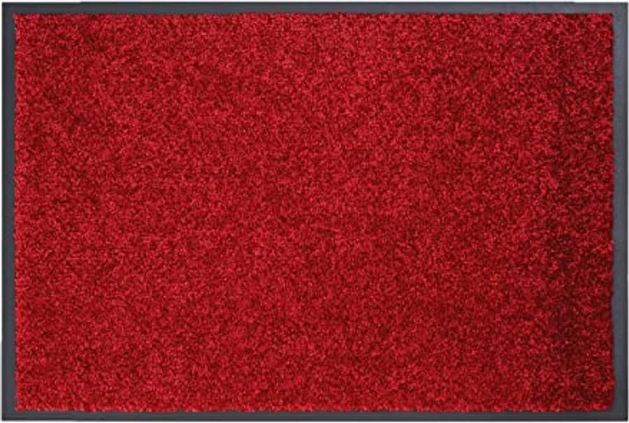 Astra Duurzame Pearl Dirt Trapper Mat Antislipdeurmat Vloermatten voor binnen Entreematten Vloerkleden (Rood 40x60cm)