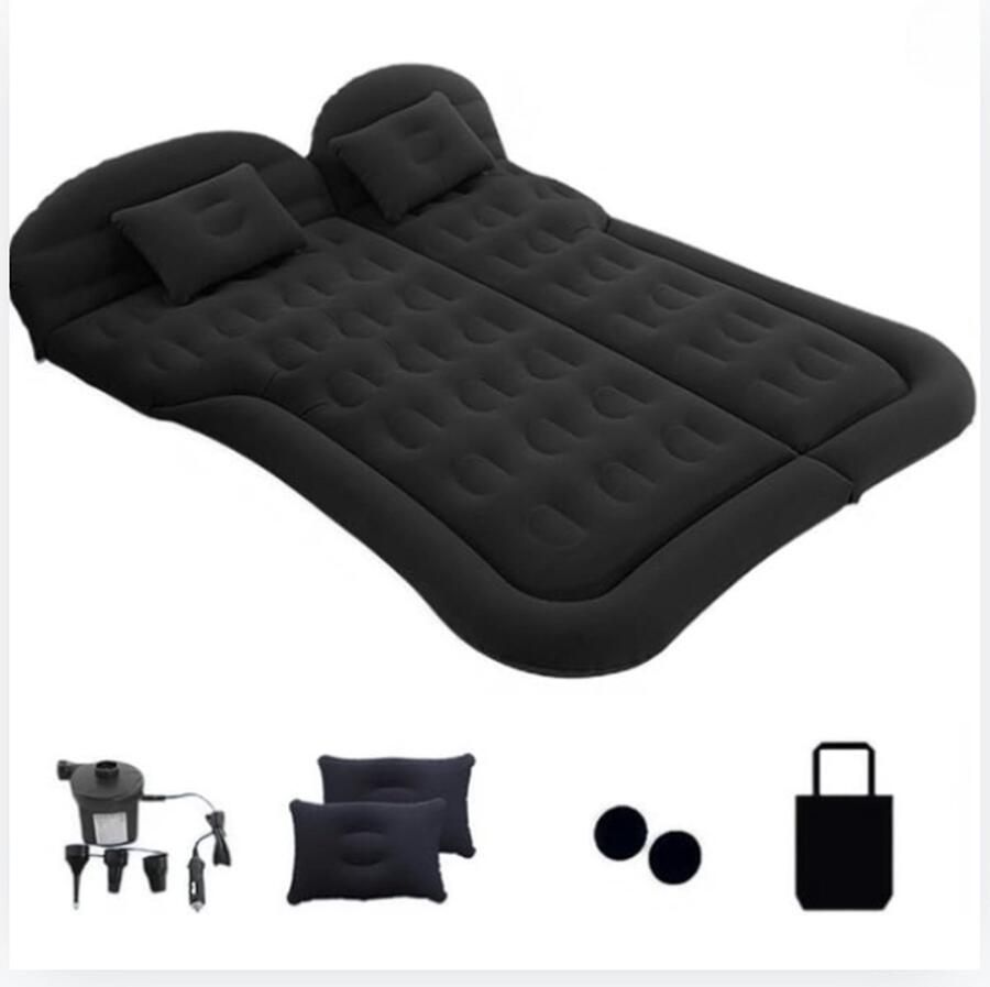 Auto Luchtbed Luchtbedden Camping Outdoor Opblaasbaar Matras Opblaasbaar Bed Voor De Achterbank Van De Auto