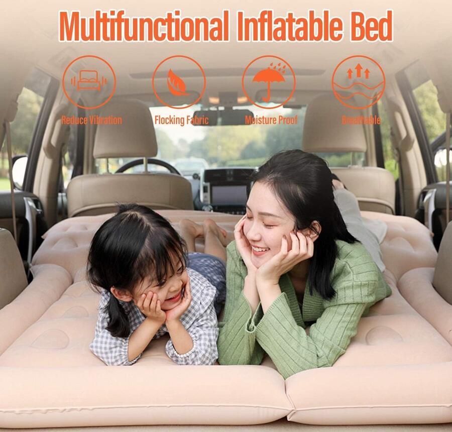 Auto Luchtbed SUV Multifunctionele Opvouwbare Auto Luchtbed MPV Opblaasbare Achterbank Autobed voor Camping Zwembad Strand Reizen