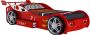 Autobed RUNNER met lade 90 x 200 cm rood L 232 cm x H 61 cm x D 111 cm - Thumbnail 2