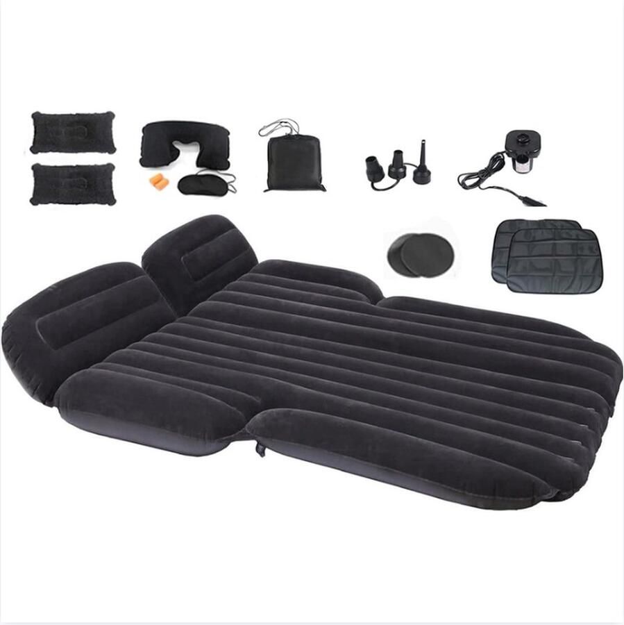 Autoluchtbed Automatras Luchtbed Opblaasbaar Voor de Achterbank Opvouwbaar Reizen