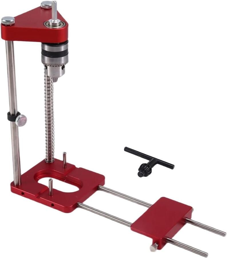 Automatische lijnboorgeleider- draagbare houtbewerkingsboorzoeker- nauwkeurige gatenponspositioneerder- automatische lijnboormal