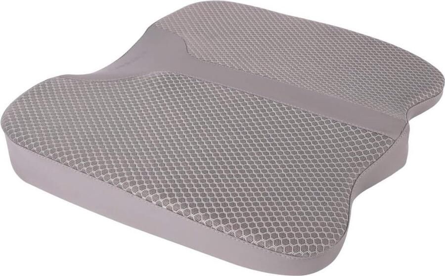 Autostoelkussen traagschuim zitkussen comfortabel en ademend kussen voor auto huis bureaustoelen rolstoelen (grijs) Autostoelkussen traagschuim zitkussen comfortabel en ademend kussen voor auto huis bureaustoelen rolstoelen (grijs)
