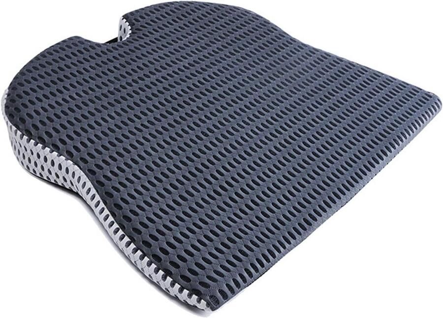 Autostoelkussen universele autowig-zitkussenverhoger traagschuim zitverhoger bureaustoel kussen ergonomisch autokussen