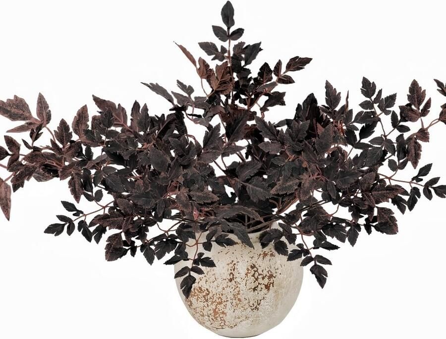 Avoik Kunstplanten Herfstdecoratie 3 Stuks Kunstplanten Herfstbladeren Takken Kunst Kunstbladeren 80 cm Decoratieve Takken Kunstplant voor Thanksgiving Halloween Herfstfestival Tafel Huisdecoratie