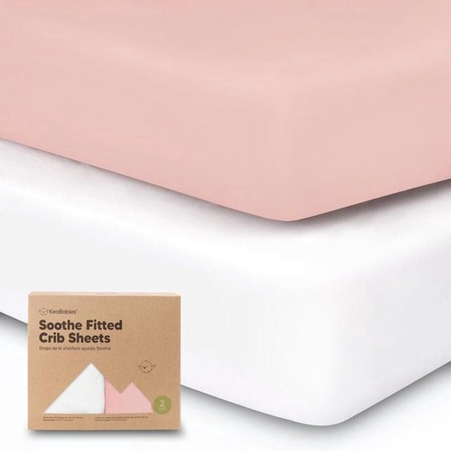 Baby Fitted Sheets 70x140 baby bedding fitted sheet 2 pieces bed sheet baby bed fitted sheet children's bed fitted sheet for baby beds cotton sheet children's bed (pink)