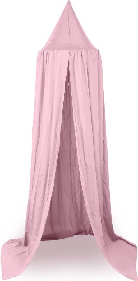 Baby Klamboe voor kinderkamer Bed Hemeltje voor babybed Roze voor slaapkamer Klamboe Insectenbescherming Kinderspeeltenten H.230cm Polyester Baby Sluier Afneembare Ring voor Machinewas