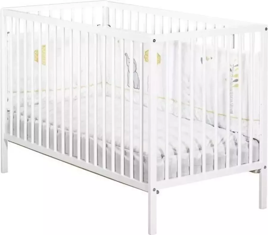 BABYPRICE SCANDI GREY 120x60 Evoluerend combinatiebed in 90x190