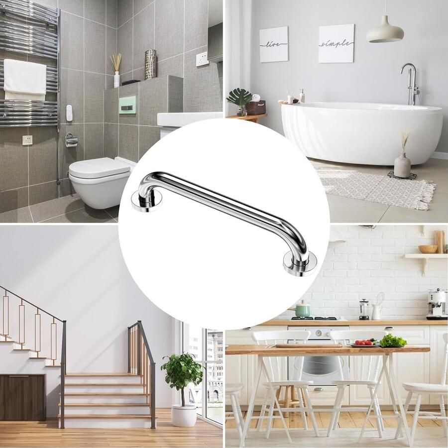 Badkamer beugel -Handgreep Douche Badkamer Roestvrij 2 Stuks