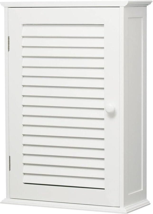 Badkamerkasten hoog Housewares wit- 57 x 39 x 17 cm badkamermeubel opbergkast badkamerkasten hoog