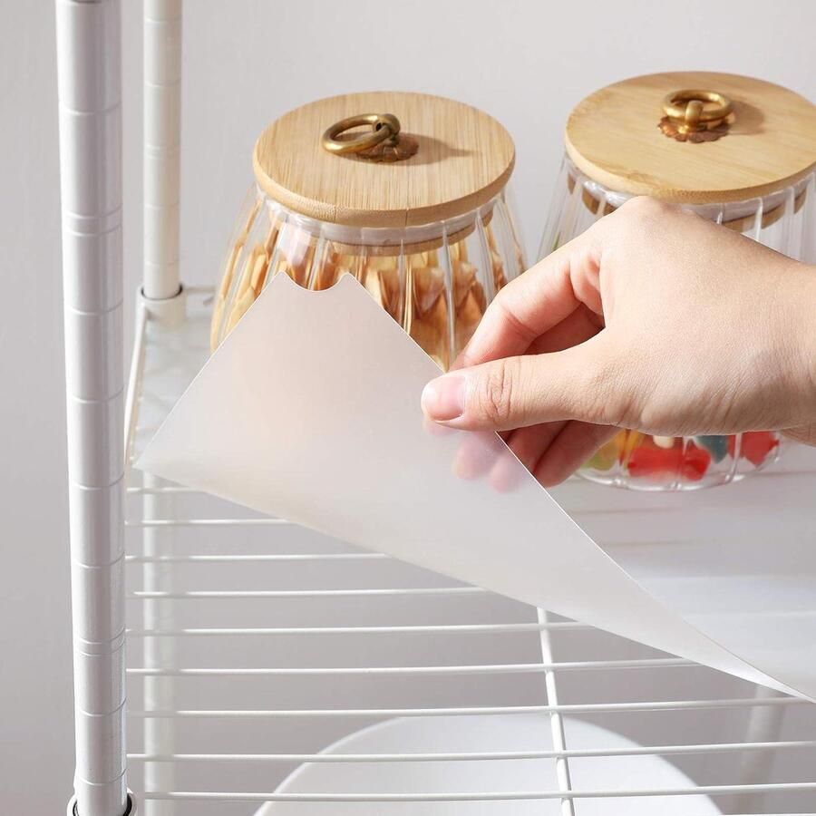 Badkamerrek staand rek 100 kg draagvermogen 5 PP-platen uitschuifbaar wit ideaal voor kleine ruimtes bathroom shelf wood