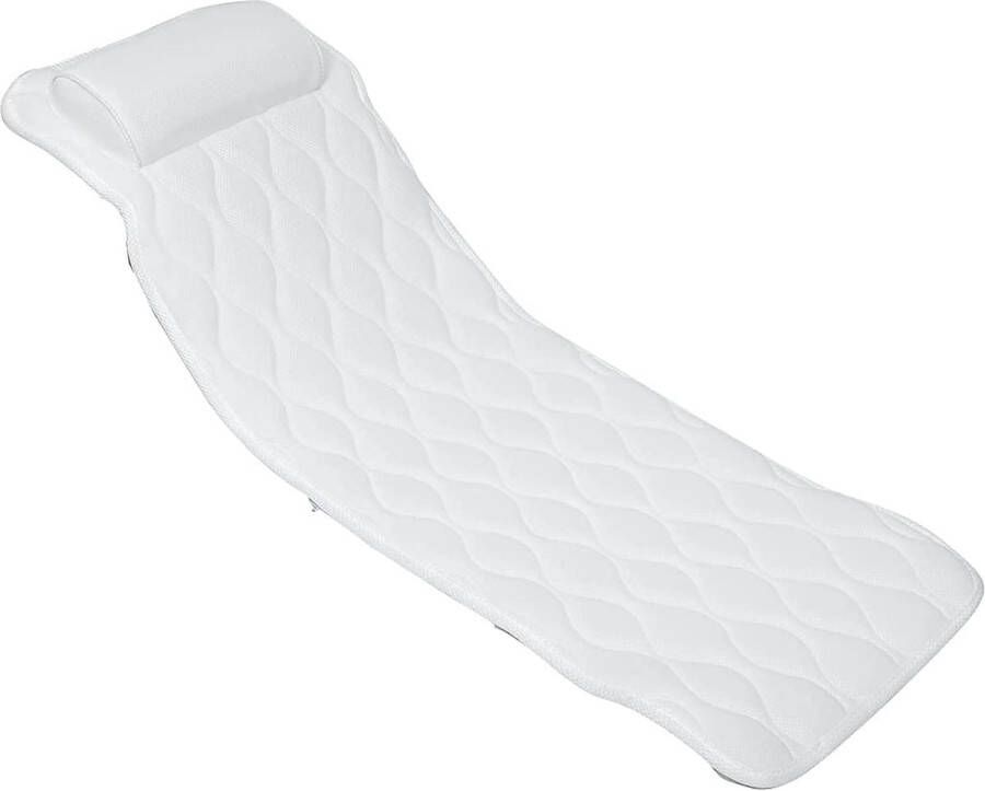 Badmat Bad Kussen Bad Matras Zuignappen Zacht Wit Antislip