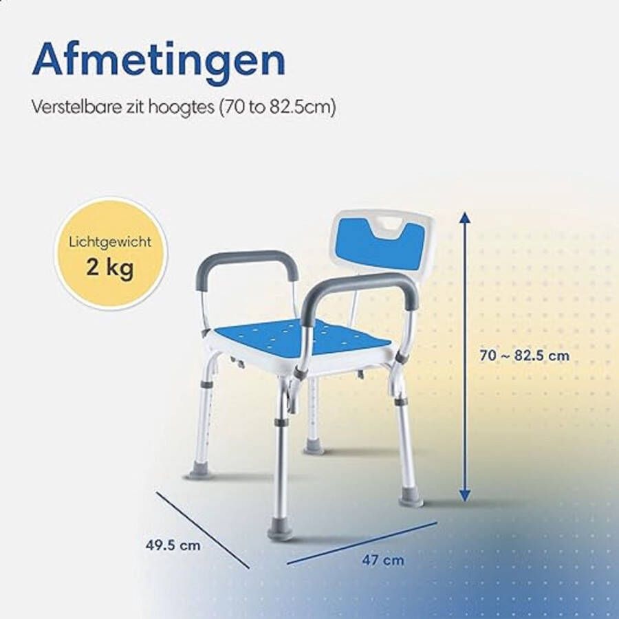 Badstoel voor ouderen volwassenen en senioren Siège de douche Antidérapant