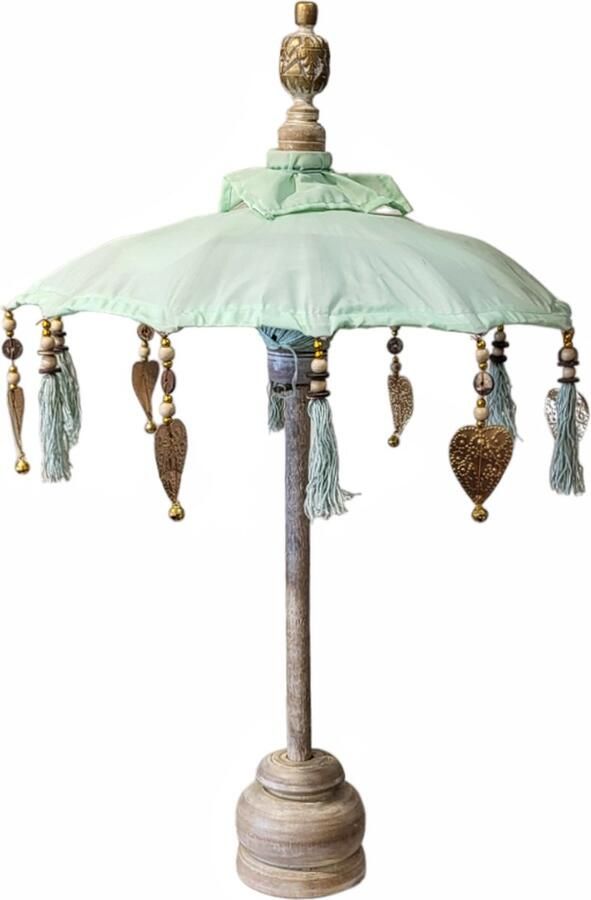 Bali Parasol mint- handgemaakt ibiza parasol