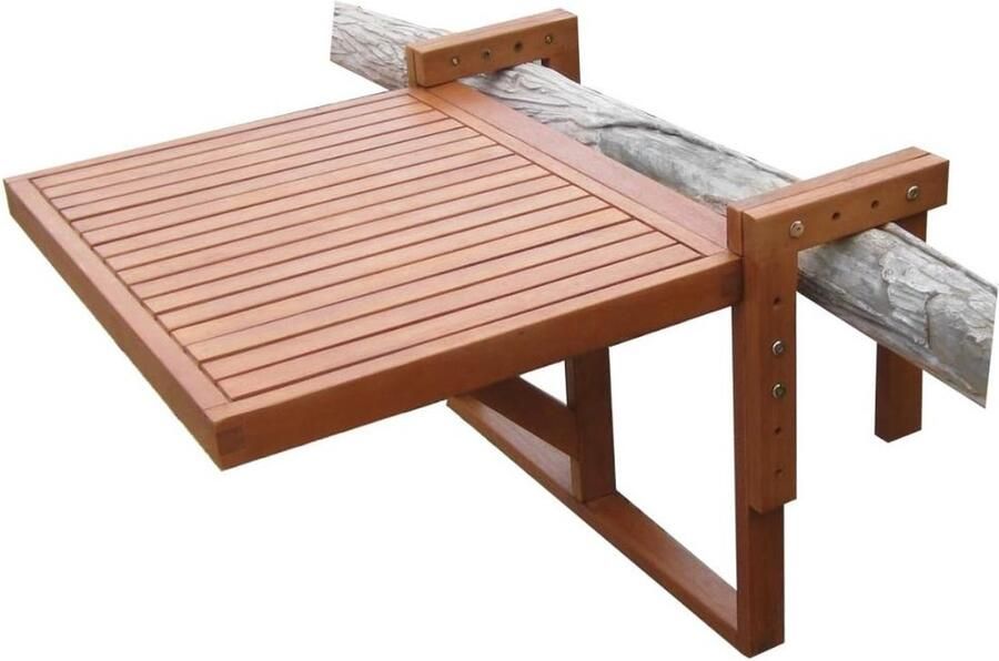 Balkontafel Hangend – Inklapbaar Balkonbar Hangtafel Voor Aan Het Balkon – Hang tafel Balkon Vouwtafel Wandtafel – Balkontafels Opklapbaar Bijzettafel Buiten Tafeltje Klaptafel 60 x 45 cm