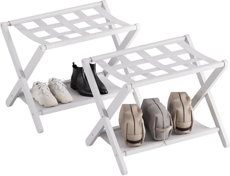 Bamboe Bagagerek Opvouwbaar en Ruimtebesparend 1 stuk Stevig