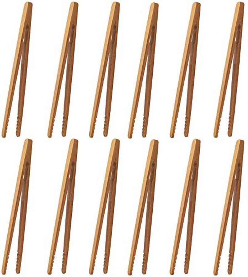 Bamboe Keukenklemmen 12 Stuks Herbruikbare Borstklemmen voor Bakken Brood en Fruitsalades