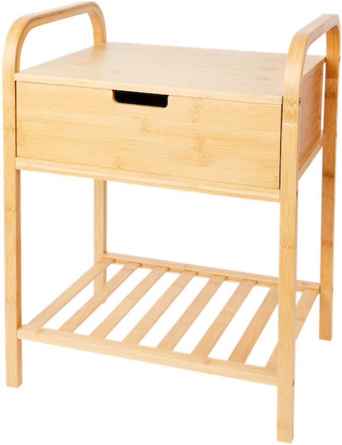 Bamboe Nachtkastje Night Stand- B34xL42xH55 CM