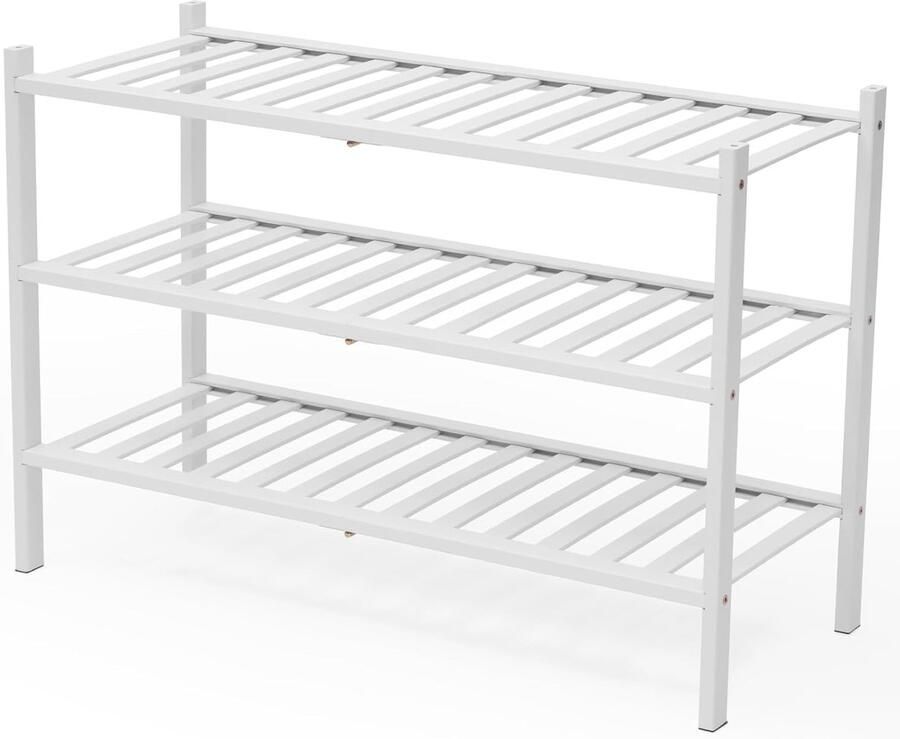 Bamboe Schoenenrek Ruimtebesparend 1 stuk 3 niveaus