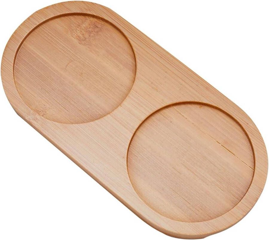 Bamboe Zeepdispenser en Vanity Cup Dienblad Badkamer Teller Keuken Trays Dressoir Sieraden Ring Schotel Comestic Houder Bad Parfum Make-up Sieraden Organizer voor Thuis