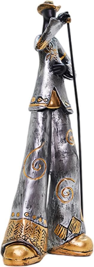 Bandset beeldjes hars sculptuur slaapzaalcollectie woondecoratie bureau figuur muziek kunst decoratie voor winkel thuis boekenplank Vintage band kunst creatieve ornamenten band kunst ornamenten band leadzanger