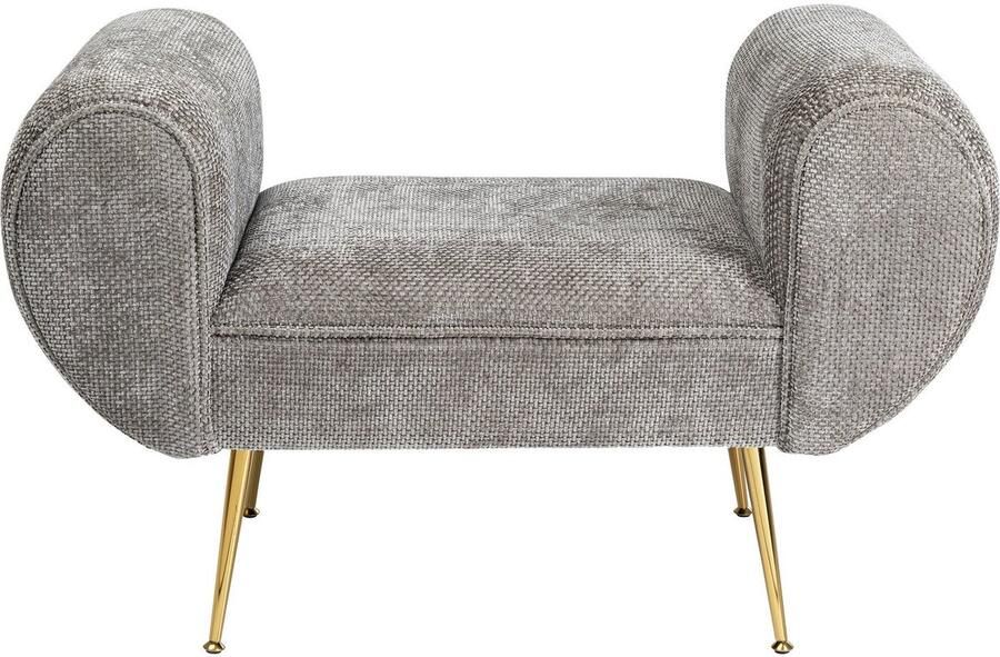 Bank Trono fluweel grijs Kare Design